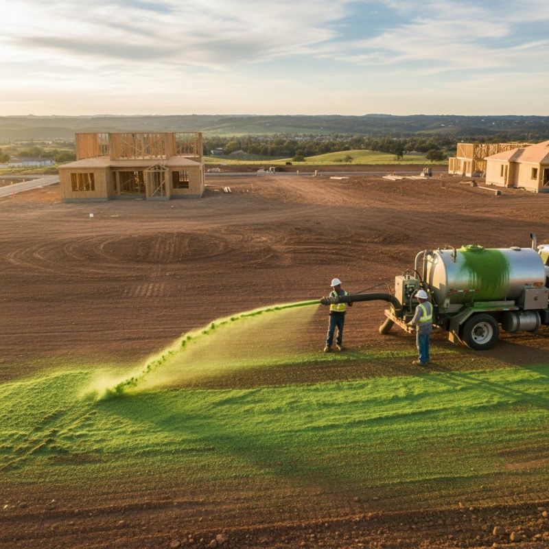 Local Hydroseeding pros at work