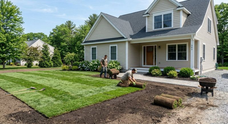 Bahia Sod Installation in Rockwall, TX